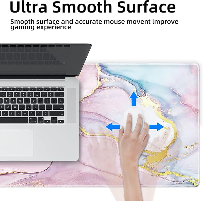 Galdas Gaming Mouse Pad Cool Flash Pattern XXL XL Large Mouse Pad Long Extended - Image 5