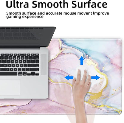 Galdas Gaming Mouse Pad Cool Flash Pattern XXL XL Large Mouse Pad Long Extended - Image 5