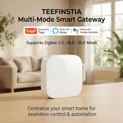 ZigBee 3.0 & Bluetooth Mesh Gateway, Tuya Wireless Smart Home Hub, Works - Image 2
