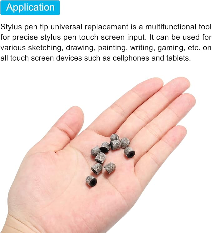 MECCANIXITY 6pcs 6mm Stylus Pen Fine Tips Conductive Fiber Capacitive Touch - Image 4