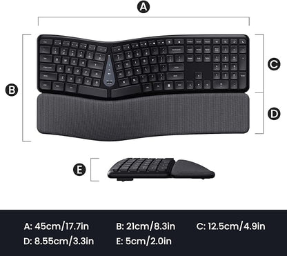 Wireless Ergonomic Keyboard, Split Keyboard - Image 7