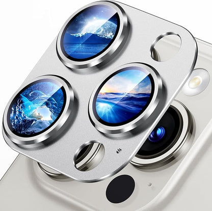 Uyiton Compatible with iPhone 15 Pro/iPhone 15 Pro Max Camera Lens Protector by Uyiton