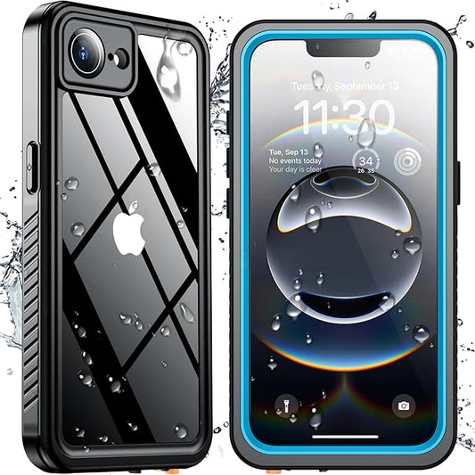 SPIDERCASE for iPhone 16e Case Waterproof, Built-in Screen & Camera Lens by SPIDERCASE