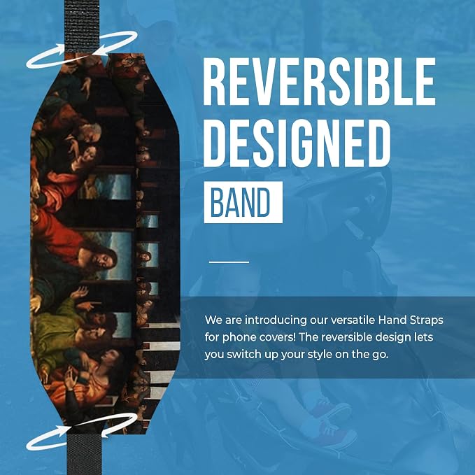 Customizable Universal Phone Grip Strap| Pack of 2| Reversible Phone Hand Strap - Image 2