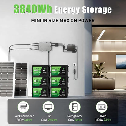 12V 300Ah LiFePO4 Battery, 12V Lithium Battery - Image 2