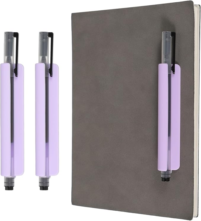 PATIKIL 2 Pcs Adhesive Pencil Holders, 105mm Long Universal Pencil Clip by PATIKIL