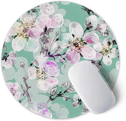 ITNRSIIET Round Mouse Pad with Stitched Edge Premium-Textured Waterproof - Image 2