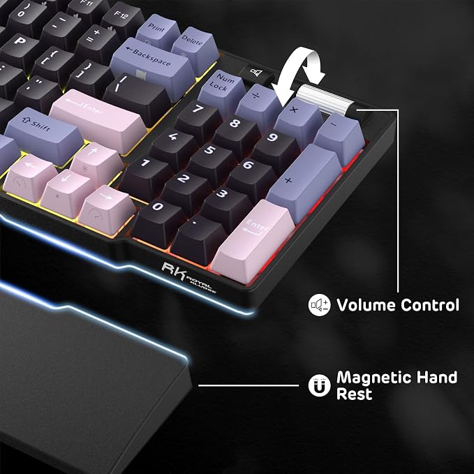 RK ROYAL KLUDGE RK96 RGB Limited Ed, 90% 96 Keys Wireless 3-Mode - Image 5