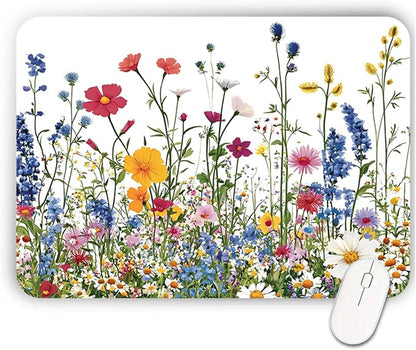 Colorful Floral Mouse Pad – Non-Slip, Waterproof - Image 3