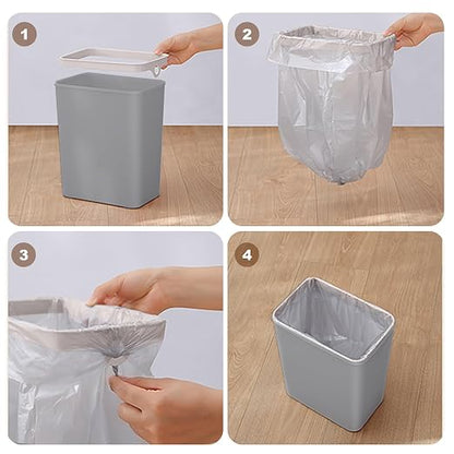 Yatmung 2 Pack - 2.5 Gallon Motion Sensor Bathroom Trash Can - Slim Smart Trash - Image 4