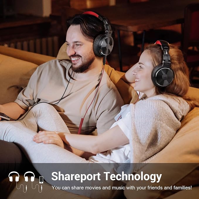 OneOdio Wired Over Ear Headphones Studio Monitor & Mixing DJ Stereo Headsets - Image 3