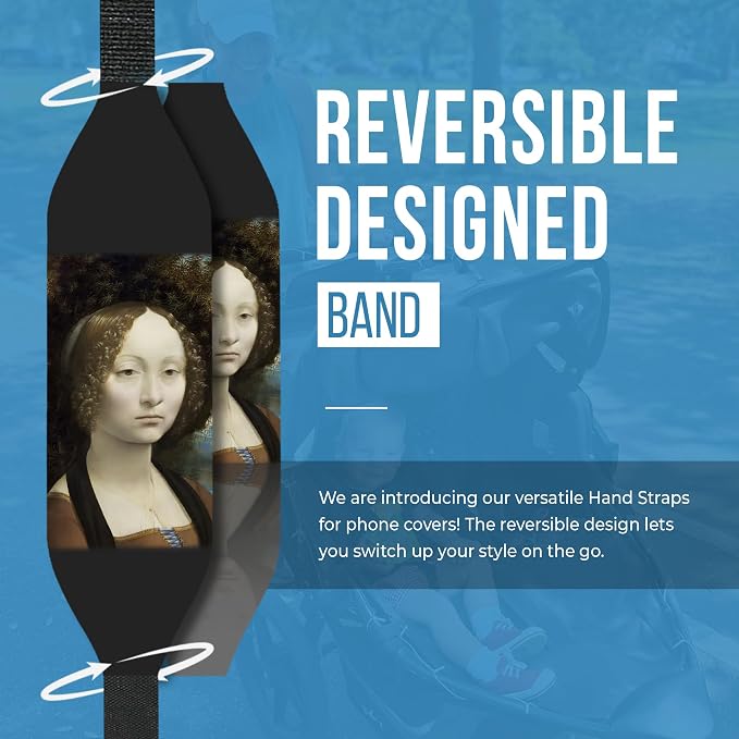 Customizable Universal Phone Grip Strap | Pack of 2 | Reversible Phone Hand - Image 2