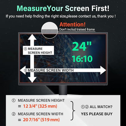 Magnetic 24 Inch Computer Privacy Screen - Image 2