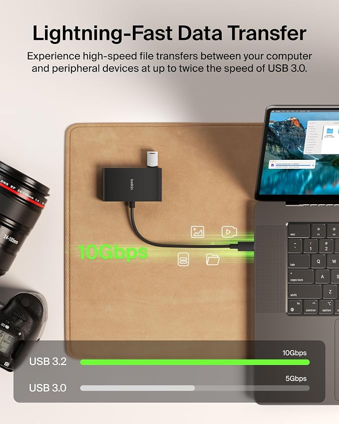 Belkin Connect 4 Port USB C Hub - Image 5
