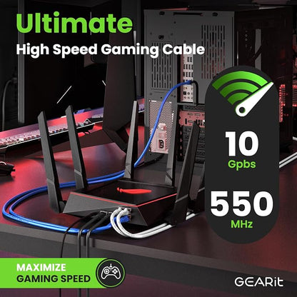 GEARit Cat 6 Ethernet Cable Cat6 Network Patch, Snagless Cord, Internet - Image 5