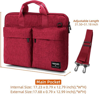 KINGSLONG Slim 17.3 inch Laptop Bag Sleeve Carrying Case - Image 5