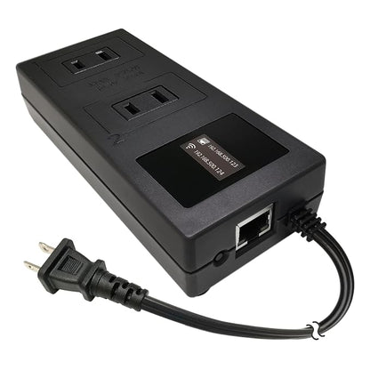 ezOutlet5-2R - Dual Outlet Internet Enabled IP & WiFi Remote Power Switch - iOS by Proxicast