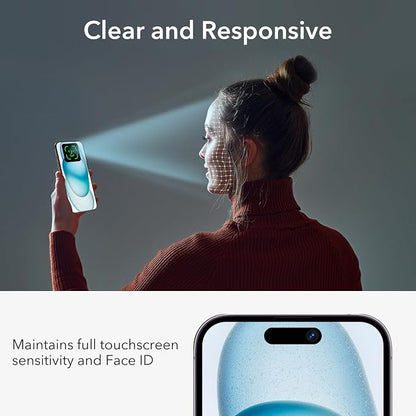 ESR 3+1 Pack for iPhone 15 Plus Privacy Screen Protector Set, Anti-spy - Image 6