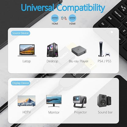 8K Fiber Optic HDMI Cable 30FT, Long Active HDMI 2.1 Cable 48Gbps Ultra High - Image 7