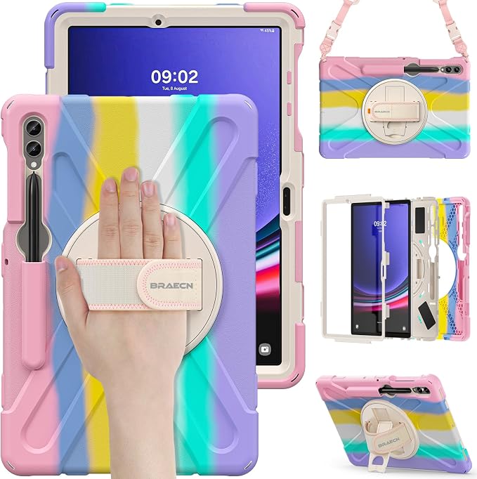 BRAECN for Galaxy Tab S10 Plus Case 2024&S9 FE Plus/S8 Plus/S7 Plus /S7 FE 12.4 by BRAECN