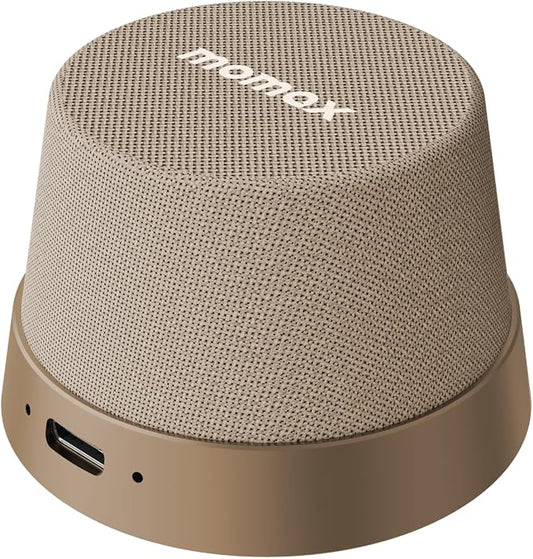 MOMAX Magnetic Portable Speaker Wireless, IPX6 Waterproof Shower Speaker Small by MOMAX