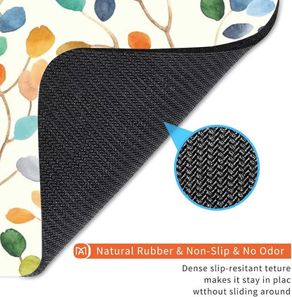 Square Mouse Pad Colorful Forest, Personalized Premium-Textured Custom Mouse - Image 5