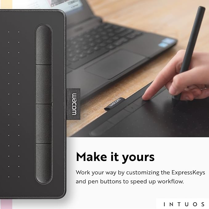 Wacom Intuos Small Graphics Drawing Tablet, includes Training & Software; 4 - Image 3