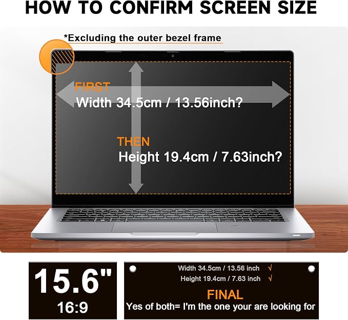 15.6 Inch Laptop Privacy Screen - Image 5