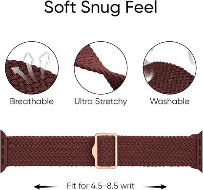 6 Pack Braided Stretchy Bands Compatible - Image 5