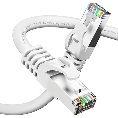 GEARit Cat6A Ethernet Cable 10Gbps Snagless Long Shielded SSTP, SFTP Shielded by GEARit