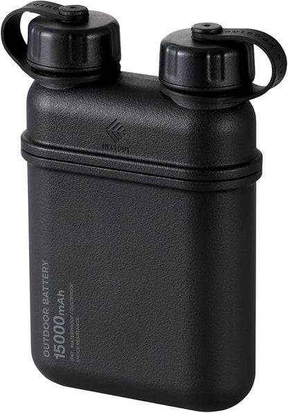 ELECOM NESTOUT Rugged Power Bank, 15000mAh Outdoor Charger, 32W USB-C Fast by ELECOM
