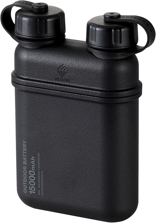 ELECOM NESTOUT Rugged Power Bank, 15000mAh Outdoor Charger, 32W USB-C Fast by ELECOM