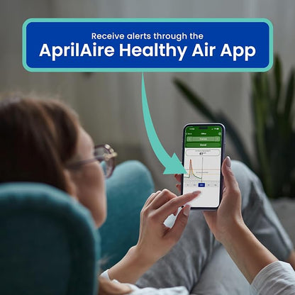 AprilAire ZAWTHCPV Smart Indoor 5-in-1 Wi-Fi Air Quality Monitor, App - Image 10