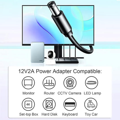 UL12V AC Power Adapter, With 5 plugs, - Image 3