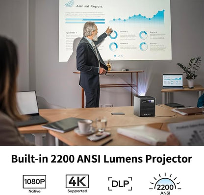 CZUR StarryHub Video Conferencing System, 2200 ANSI Lumens Short Throw - Image 3