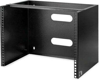 StarTech Wall Mount Rack with Shelf and Power Strip - Image 2