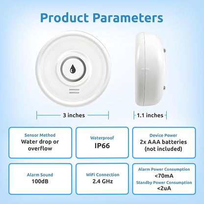 Drip Defender Pro Water Sensor | Wi-Fi Water Leak Detector - Image 6