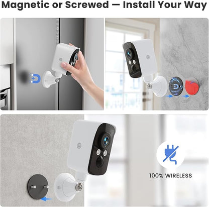 300° Pan Wireless Outdoor Security Camera, No Subscription Free 7-Day Cloud/SD - Image 9