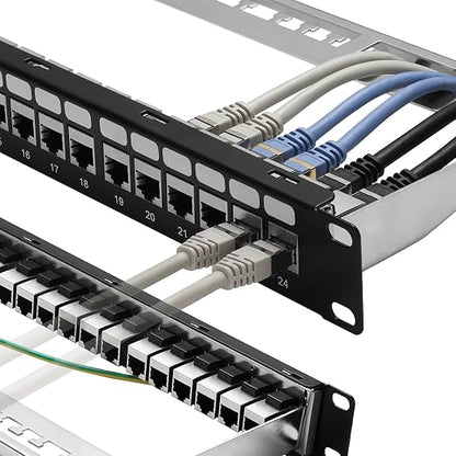 Rapink Patch Panel 24 Port Cat6A by Rapink
