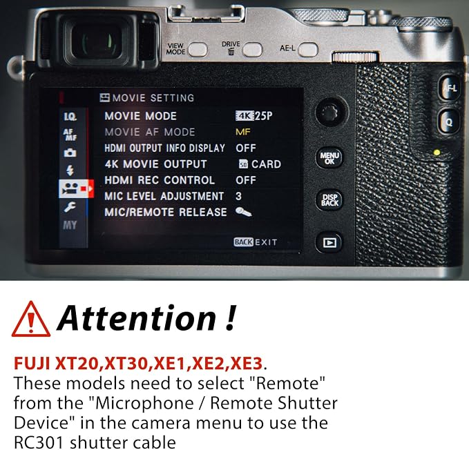 for Fuji/Canon Camera Cable Universal Iron cage Handle Shutter Release - Image 6