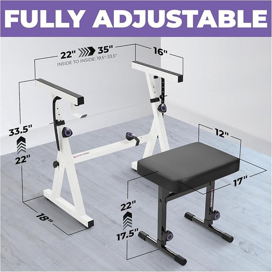 Liquid Stands Portable Heavy Duty Digital Piano Stand & Bench Set - Image 2