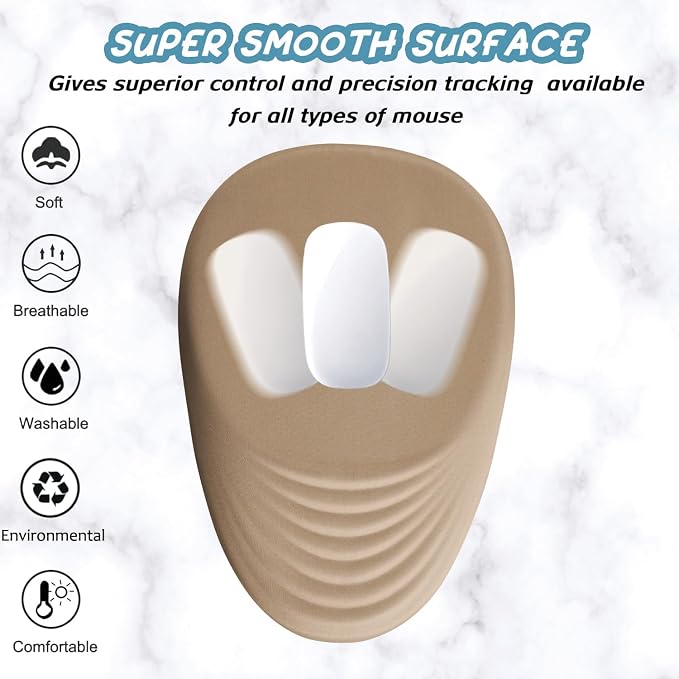 Ergonomic Mouse Pad Wrist Support, Mouse Pad - Image 3