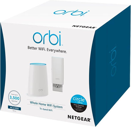 NETGEAR RBK30-100NAS Orbi Whole Home Mesh WiFi System – Simple setup, Wireless - Image 3