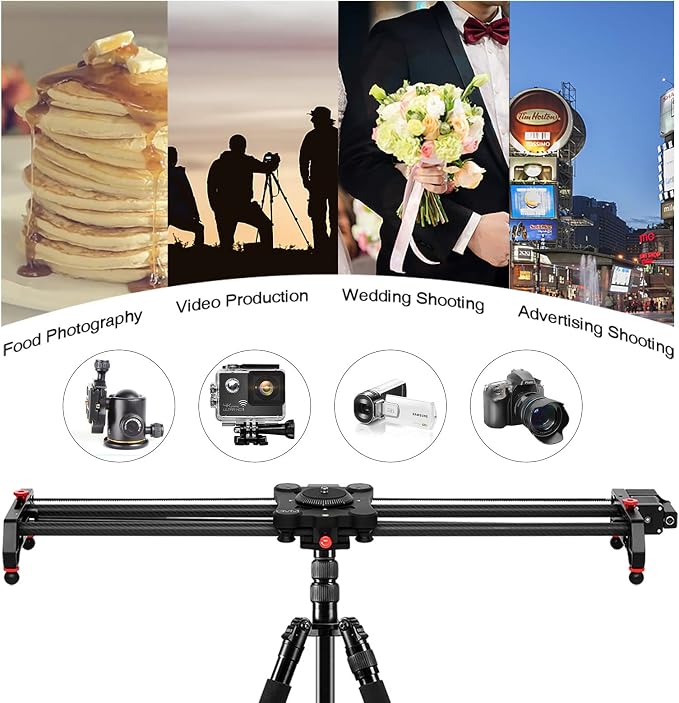 GVM Great Video Maker Camera Motorized Slider, Automatic Round Trip, Time Lapse - Image 12