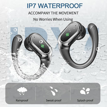 Wireless Earbuds, 2025 Bluetooth 5.4 Headphones Sport, 50Hrs HiFi Stereo Deep - Image 6
