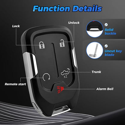 Smart Key Fob 13522904 13522854 433MHz HYQ1ES Keyless Entry Remote Control - Image 5