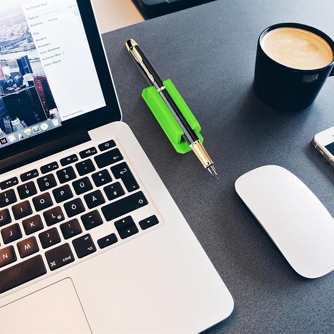12 Pack Pen Holder for Desk, Silicone Pencil Holder - Image 9