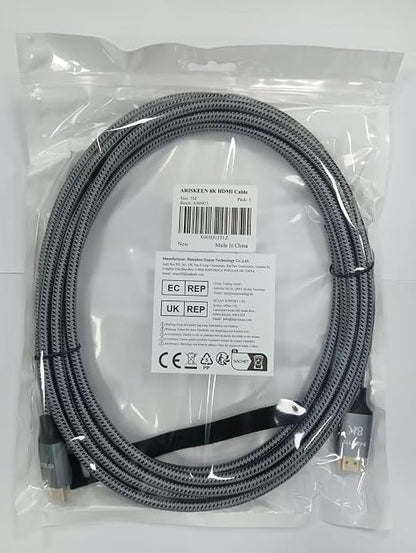 ARISKEEN 8K HDMI Cable 17 FT, 48Gbps High Speed HDMI 2.1 Cable, 8K 60Hz - Image 8