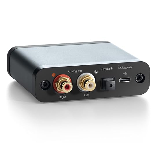Audioengine D1 32-bit Desktop DAC and Headphone Amp, Gamers and Musicians - Image 2