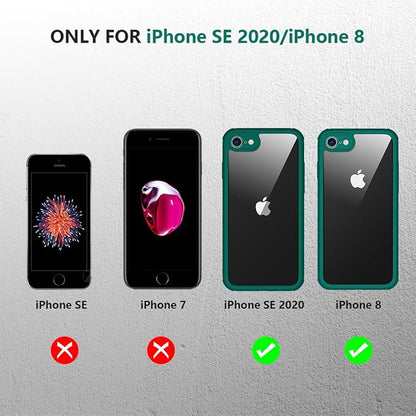 Miracase for iPhone SE Phone Case 3rd/2nd Generation 2022 2020 Full-Body - Image 6